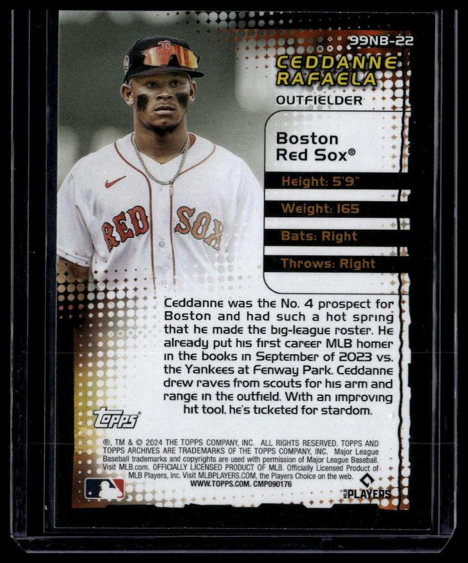 2024 Topps Archives #99NB-22 Ceddanne Rafaela 1999 Topps Baseball New Breed