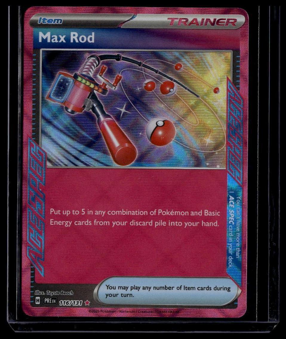 SV: Prismatic Evolutions #116/131 Max Rod