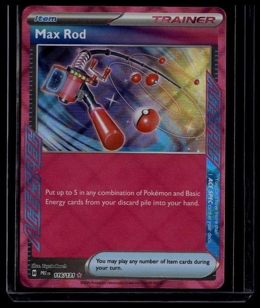 SV: Prismatic Evolutions #116/131 Max Rod