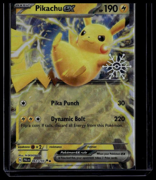 SV02: Paldea Evolved #063/193 Pikachu ex