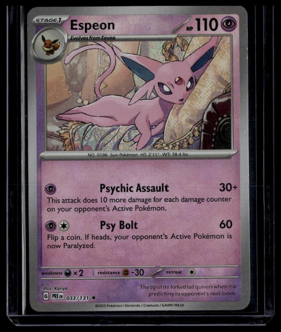 SV: Prismatic Evolutions #033/131 Espeon (Poke Ball Pattern)