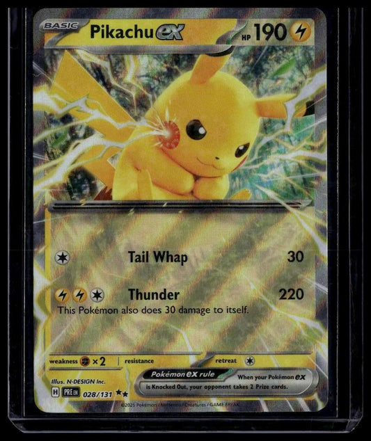 Pikachu ex #028/131 SV: Prismatic Evolutions