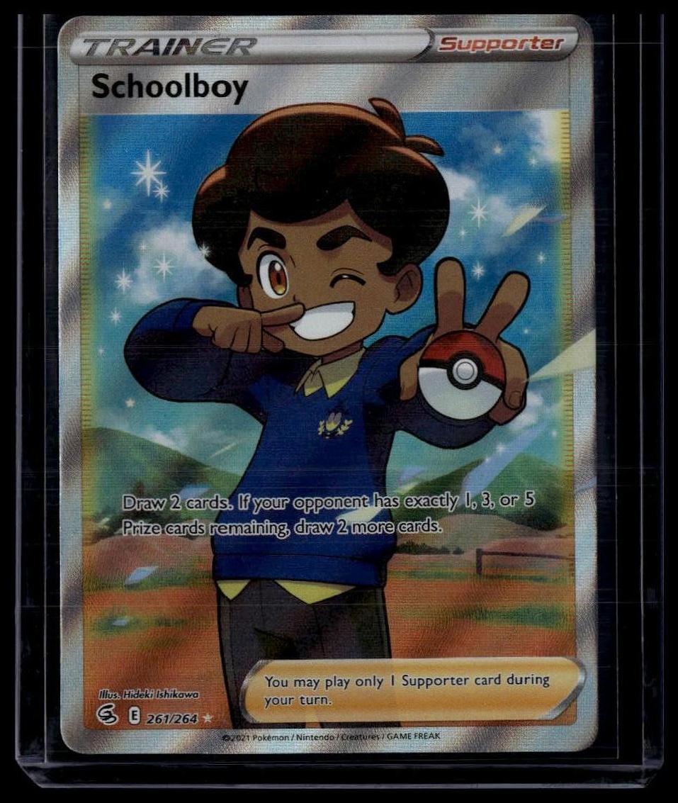 SWSH08: Fusion Strike #261/264 Schoolboy (Full Art)
