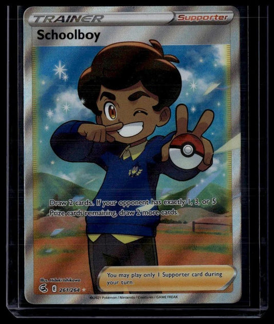 SWSH08: Fusion Strike #261/264 Schoolboy (Full Art)