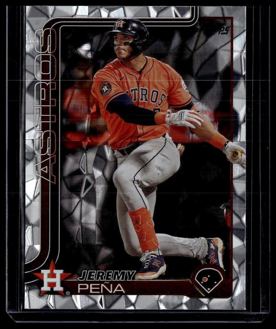 2025 Topps #307 Jeremy Peña Diamante Foil