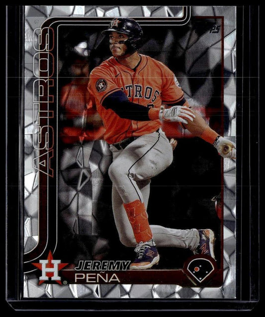 2025 Topps #307 Jeremy Peña Diamante Foil