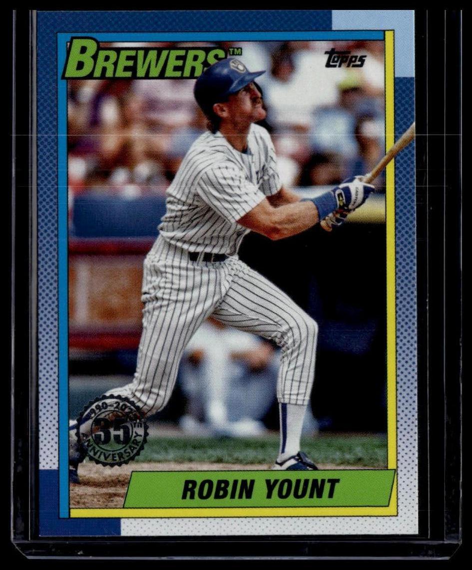 2025 Topps #T90-41 Robin Yount 1990 Topps Baseball 35th Anniversary (Series One)