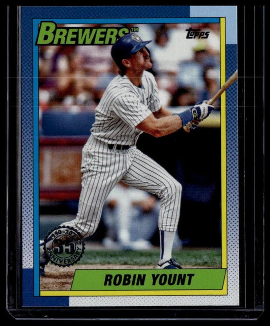 2025 Topps #T90-41 Robin Yount 1990 Topps Baseball 35th Anniversary (Series One)