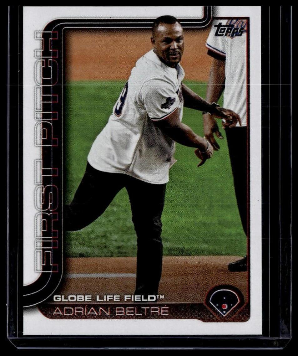 2025 Topps #FP-8 Adrián Beltré First Pitch (Series One)
