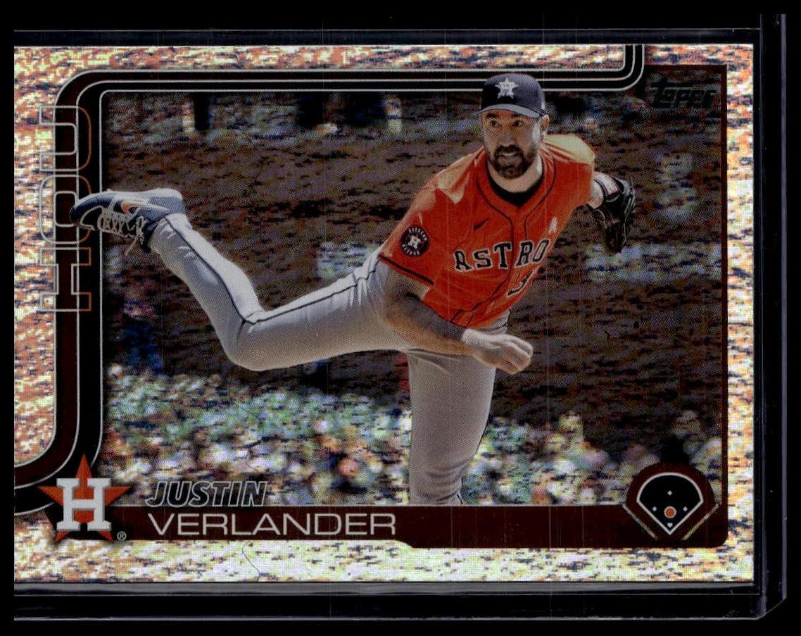 2025 Topps #118 Justin Verlander Sandglitter