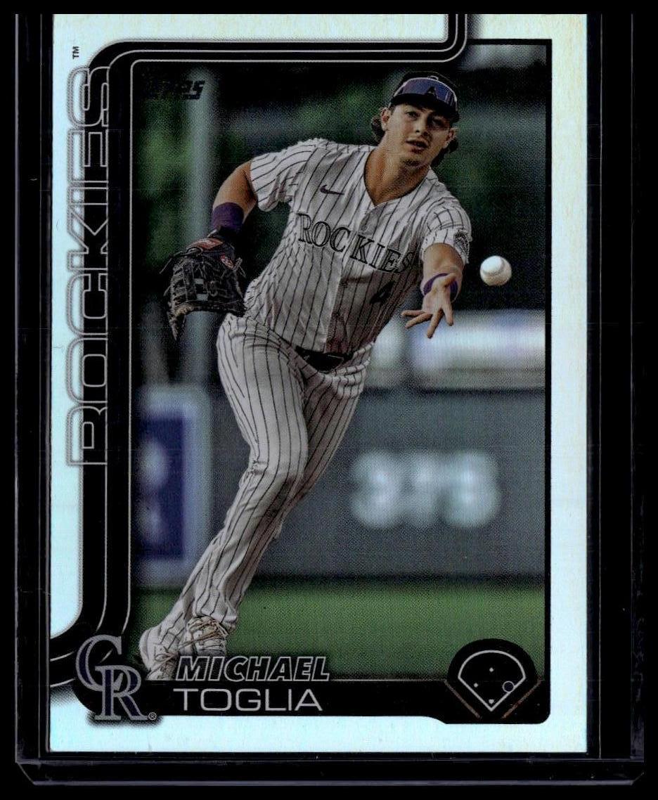2025 Topps #48 Michael Toglia Rainbow Foil