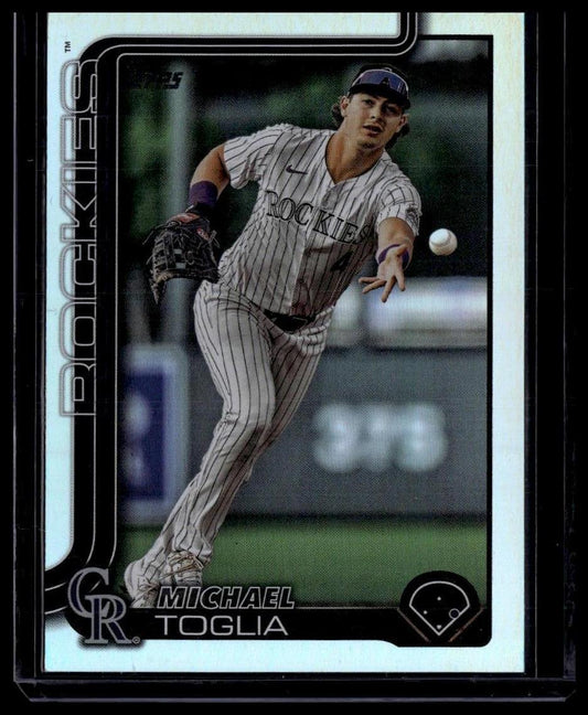 2025 Topps #48 Michael Toglia Rainbow Foil
