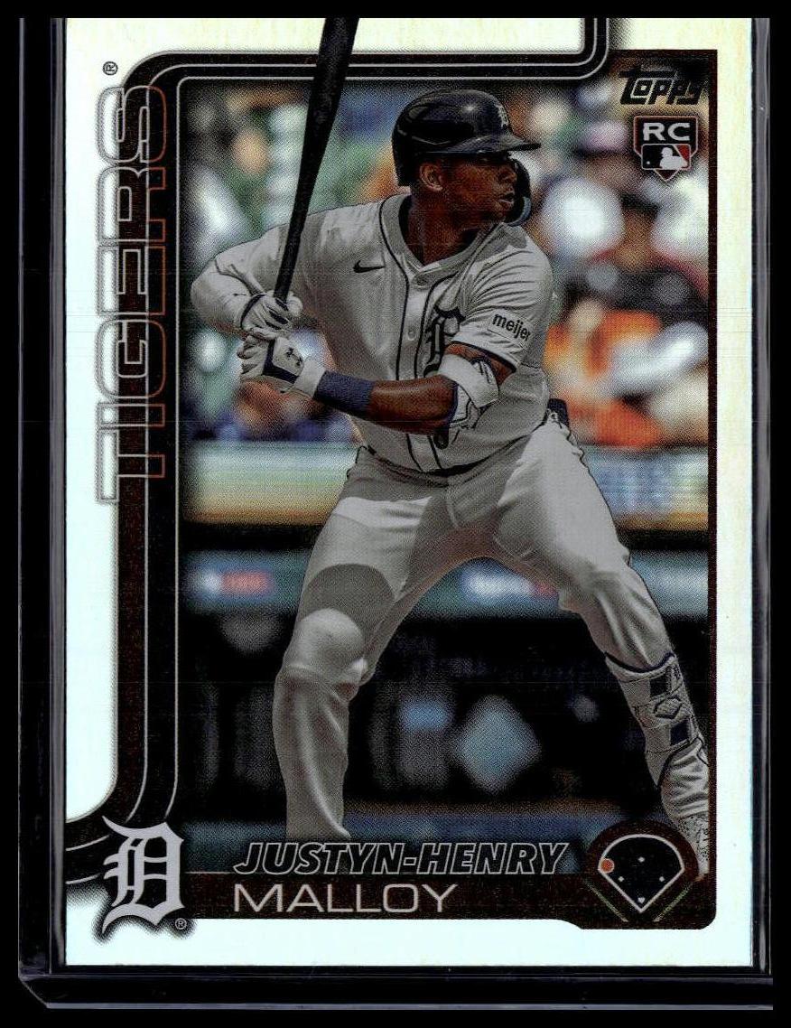 2025 Topps #269 Justyn-Henry Malloy Rainbow Foil