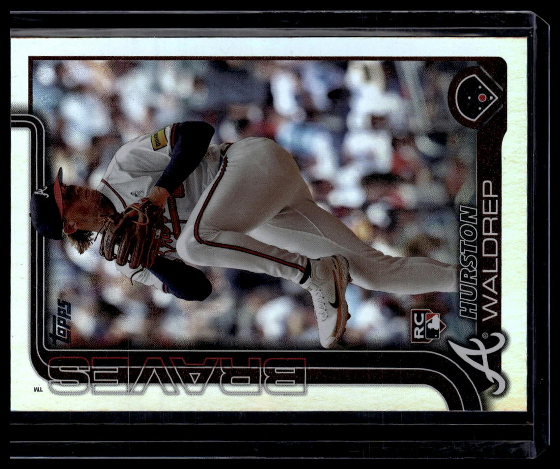 2025 Topps #253 Hurston Waldrep Rainbow Foil