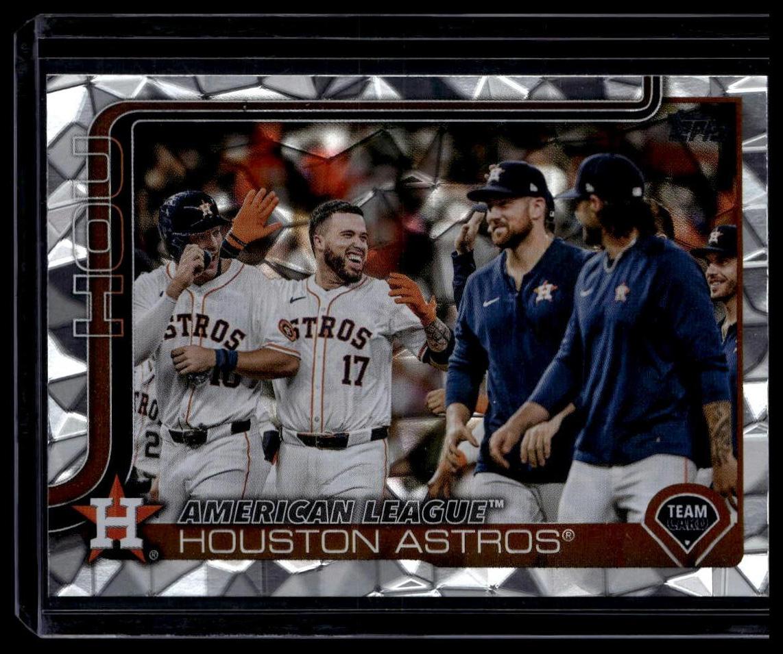 2025 Topps #76 Houston Astros Diamante Foil