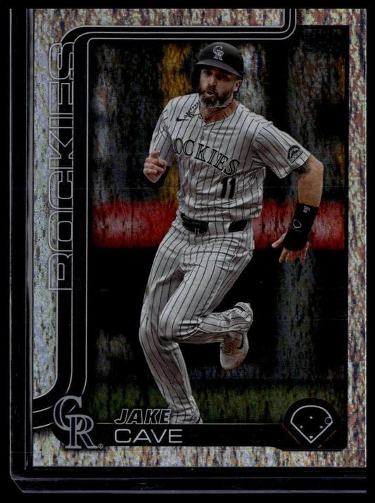 2025 Topps #256 Jake Cave Sandglitter