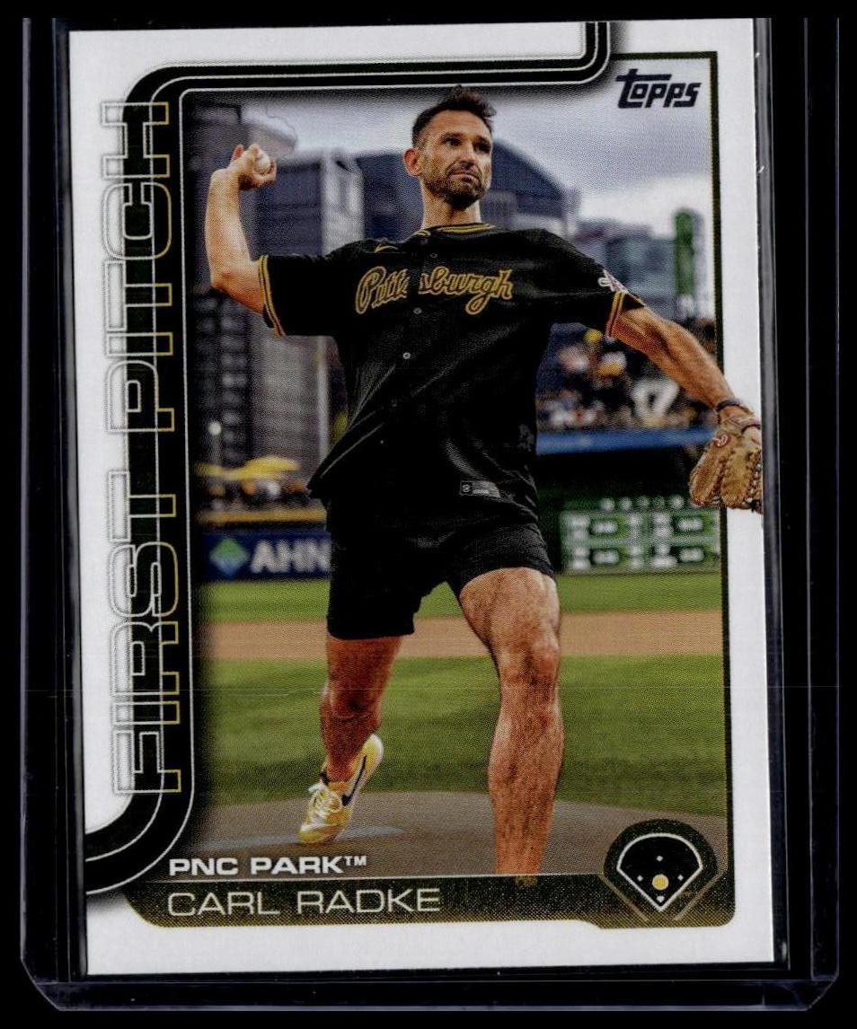 2025 Topps #FP-6 Carl Radke First Pitch (Series One)