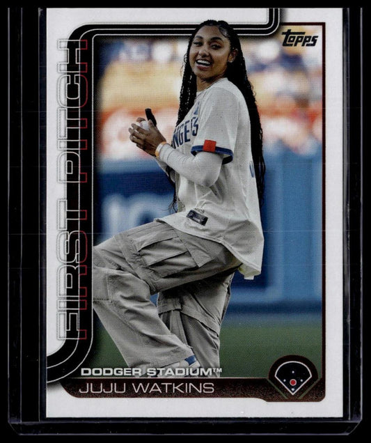 2025 Topps #FP-3 Juju Watkins First Pitch (Series One)