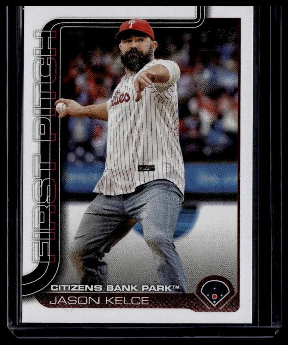 2025 Topps #FP-1 Jason Kelce First Pitch (Series One)