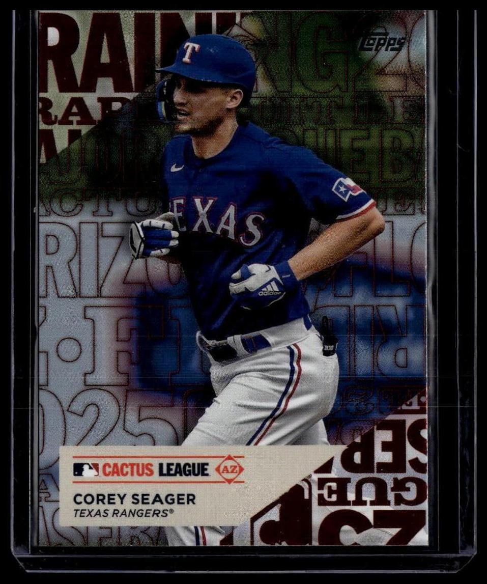 2025 Topps #TG-14 Corey Seager Training Grounds