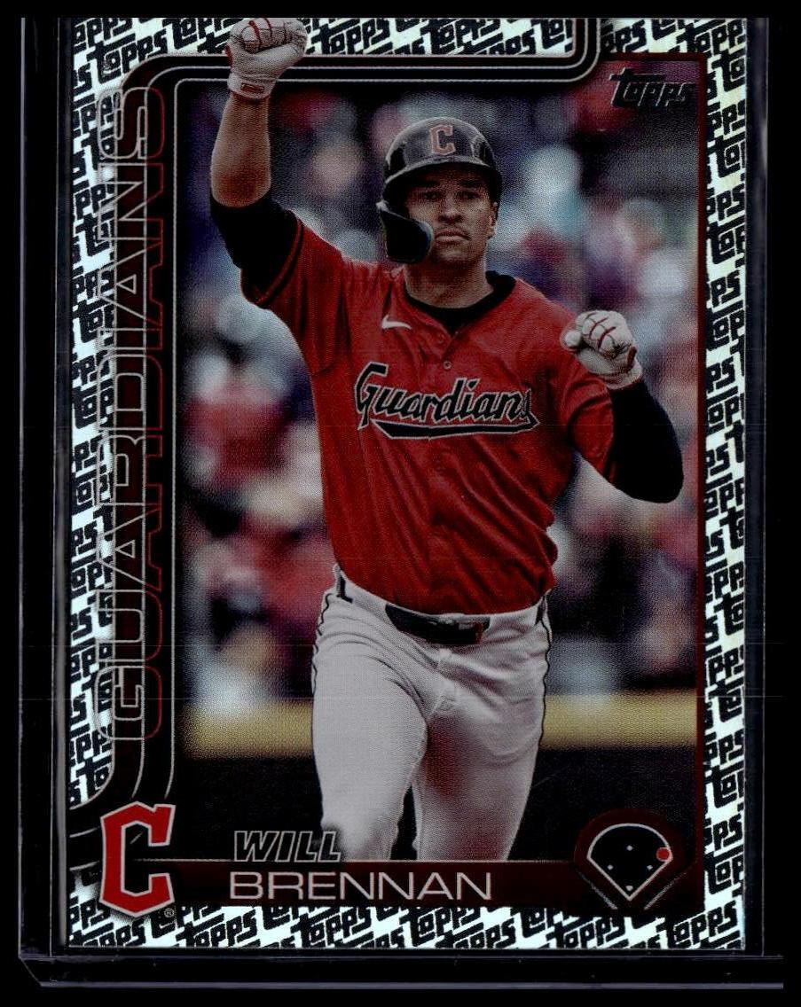 2025 Topps #240 Will Brennan Topps Foil Pattern