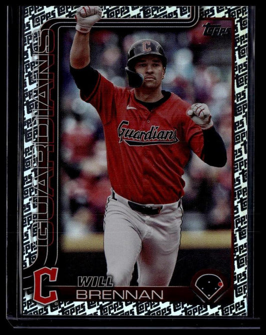 2025 Topps #240 Will Brennan Topps Foil Pattern
