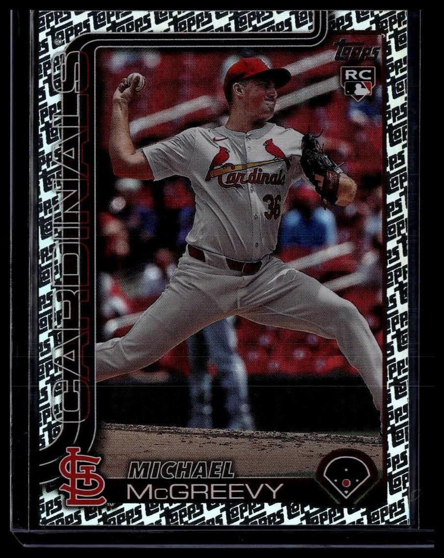 2025 Topps #193 Michael McGreevy Topps Foil Pattern