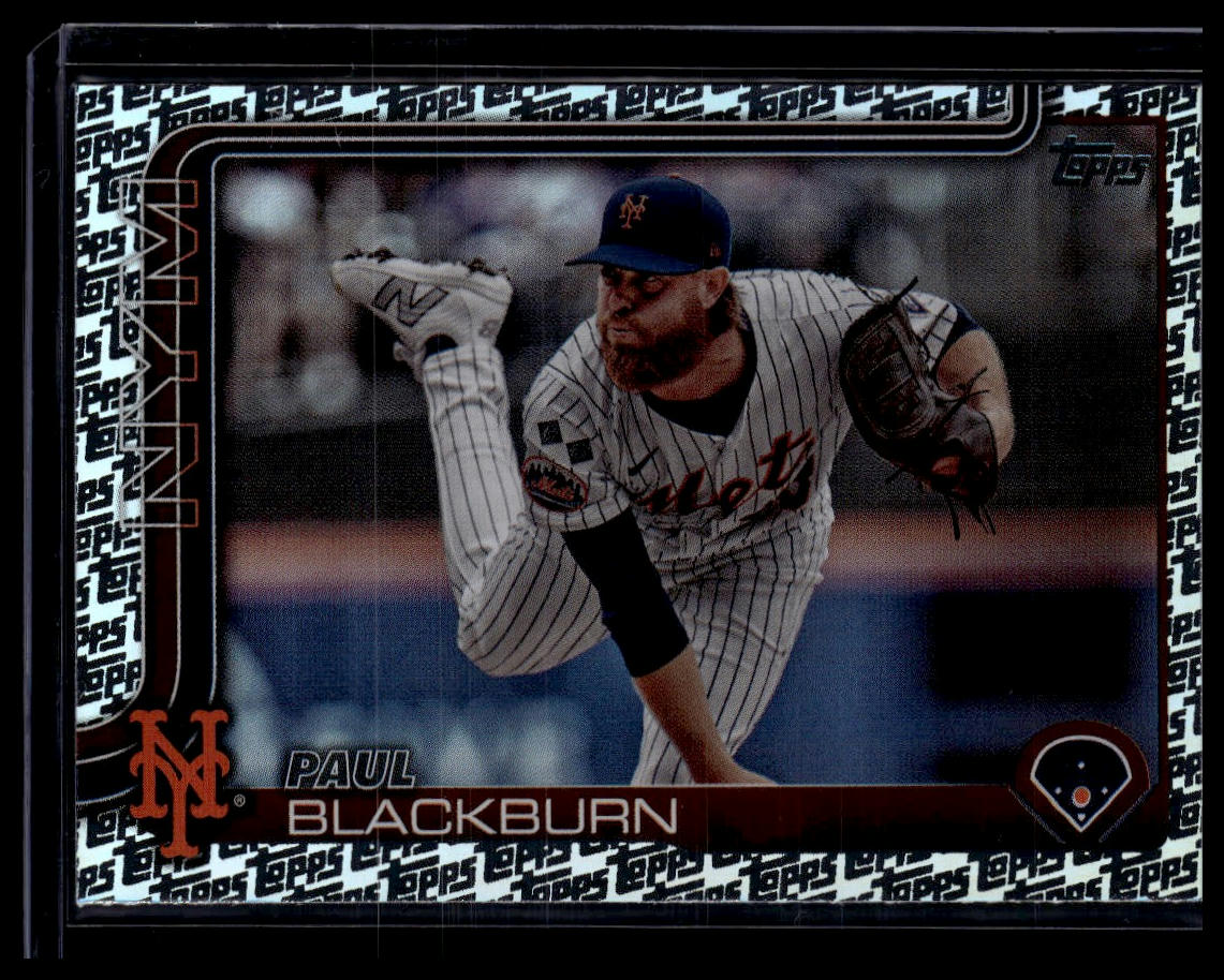 2025 Topps #329 Paul Blackburn Topps Foil Pattern