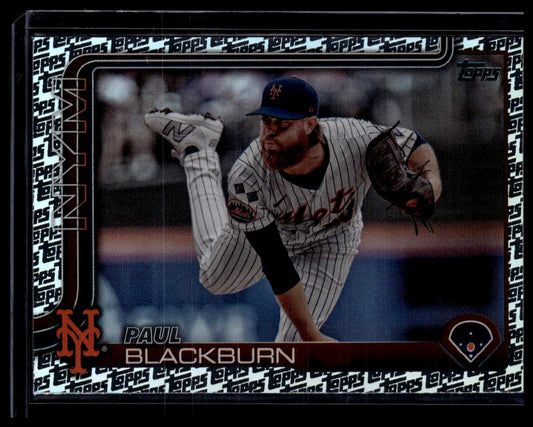 2025 Topps #329 Paul Blackburn Topps Foil Pattern
