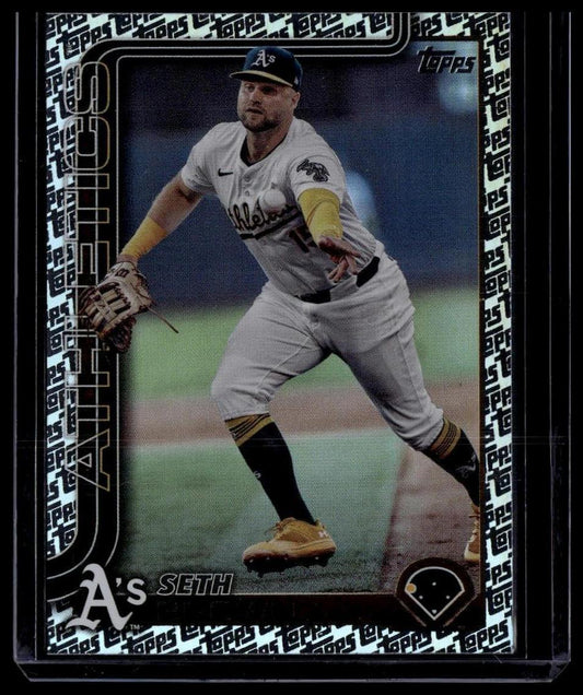 2025 Topps #8 Seth Brown Topps Foil Pattern