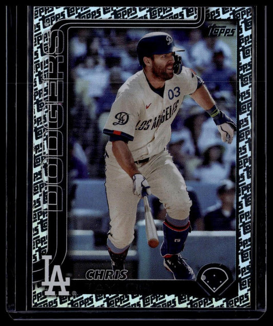 2025 Topps #53 Chris Taylor Topps Foil Pattern