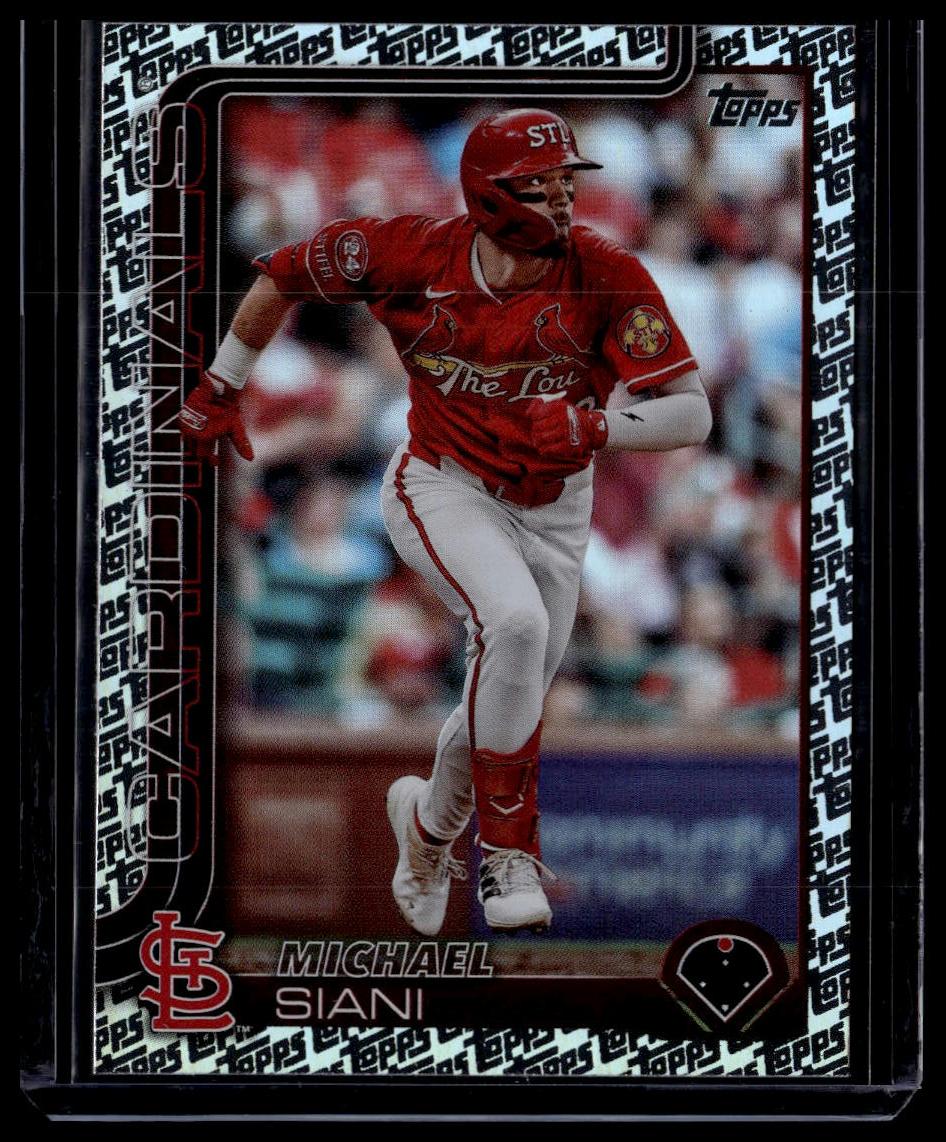 2025 Topps #289 Michael Siani Topps Foil Pattern
