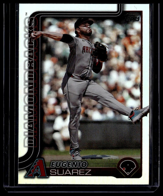 2025 Topps #328 Eugenio Suárez Rainbow Foil