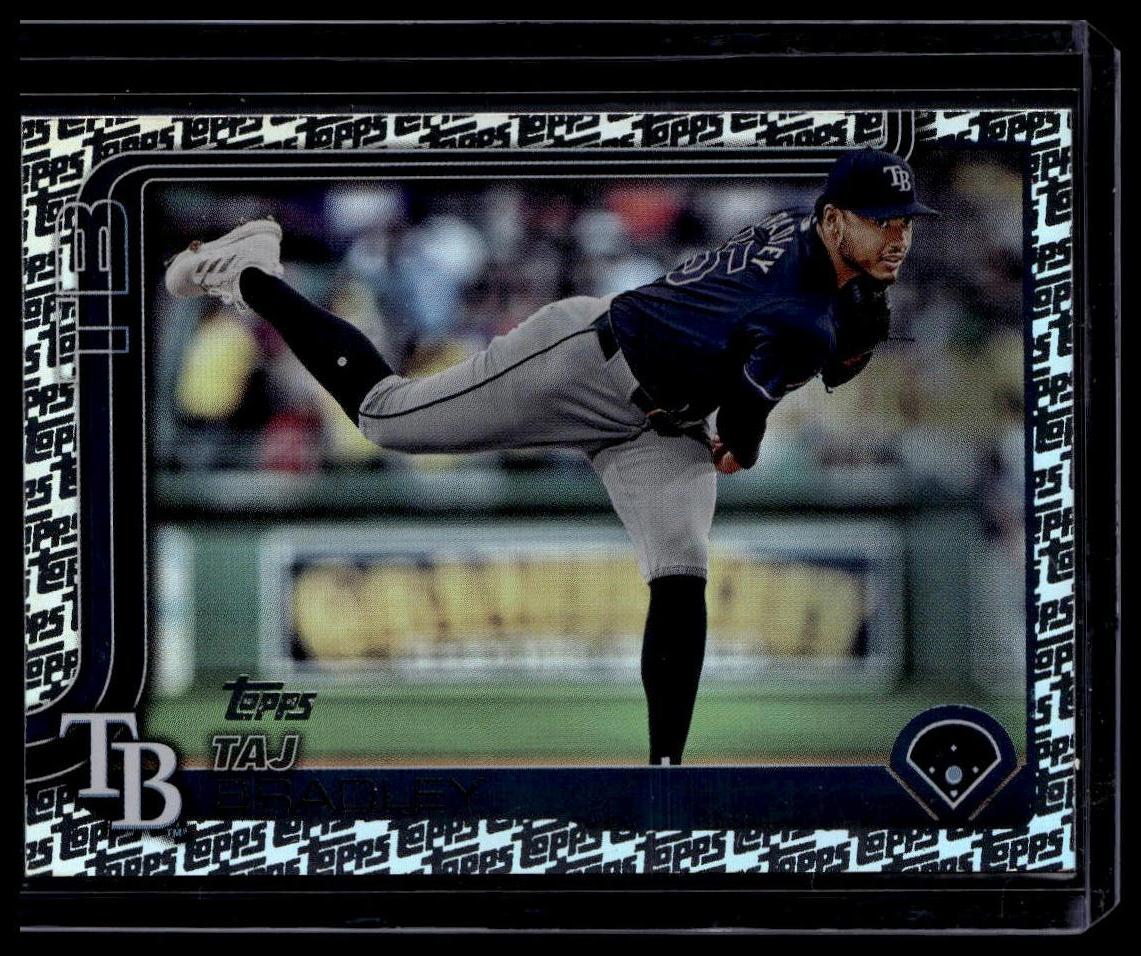 2025 Topps #183 Taj Bradley Topps Foil Pattern
