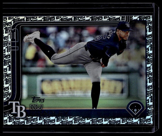 2025 Topps #183 Taj Bradley Topps Foil Pattern
