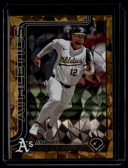 2025 Topps #305 Max Schuemann Gold Diamante #/50