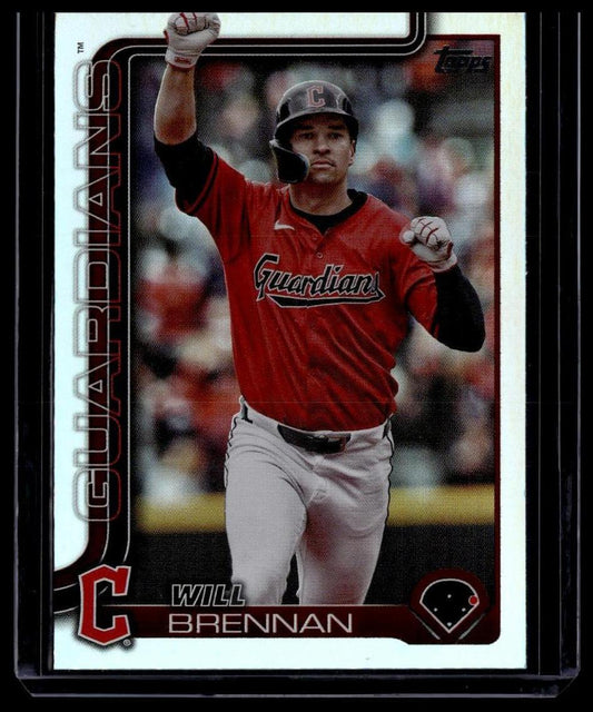 2025 Topps #240 Will Brennan Rainbow Foil