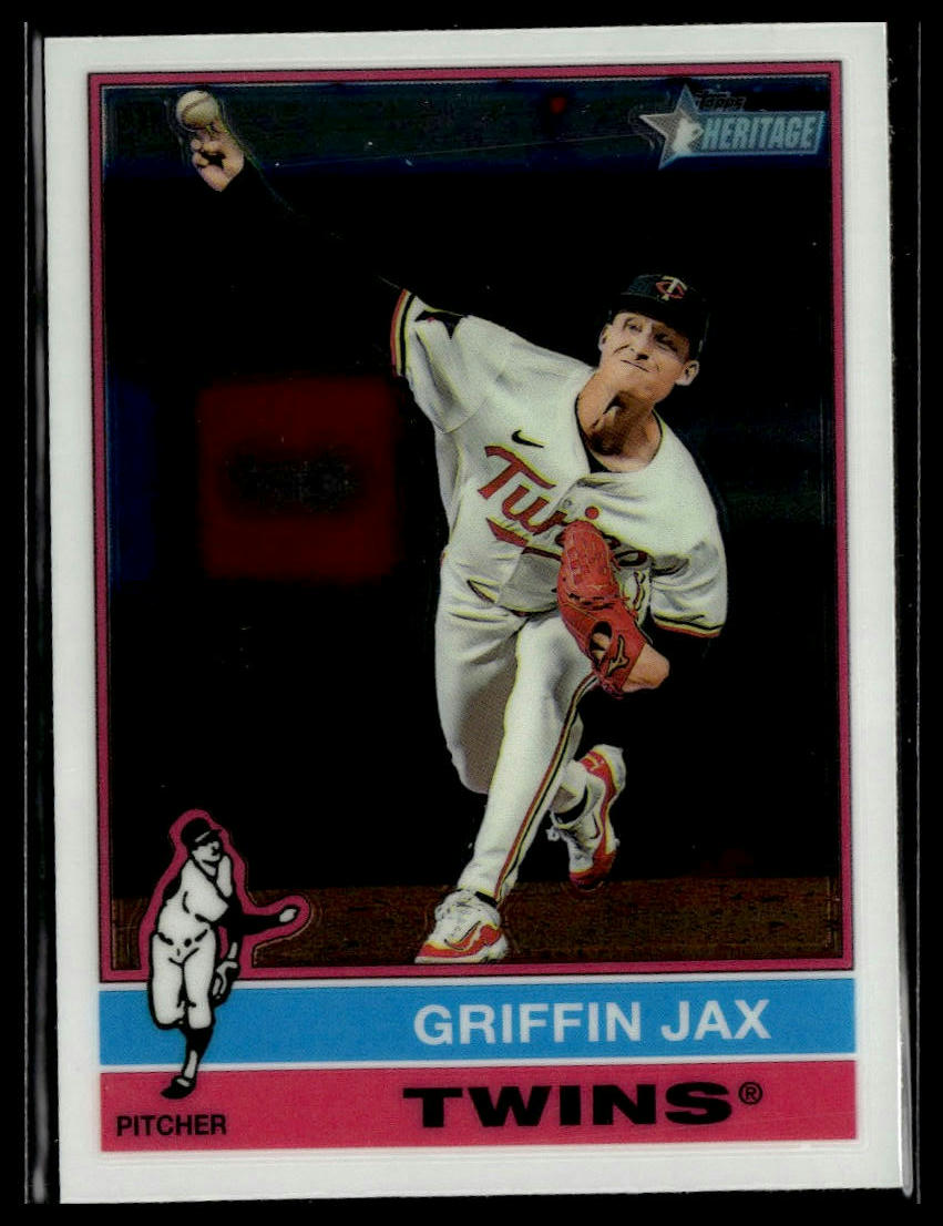 2025 Topps Heritage #474 Griffin Jax Chrome