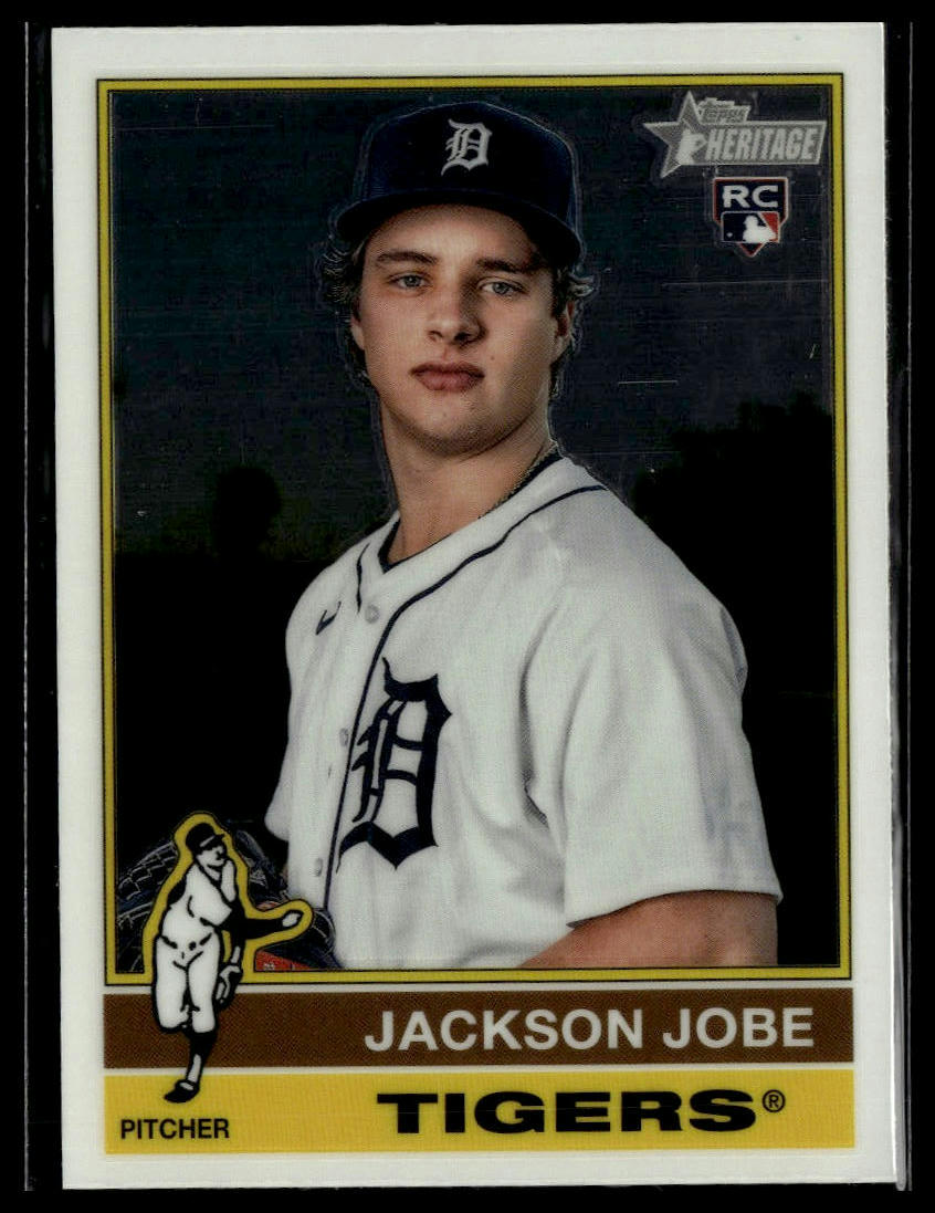 2025 Topps Heritage #389 Jackson Jobe Chrome