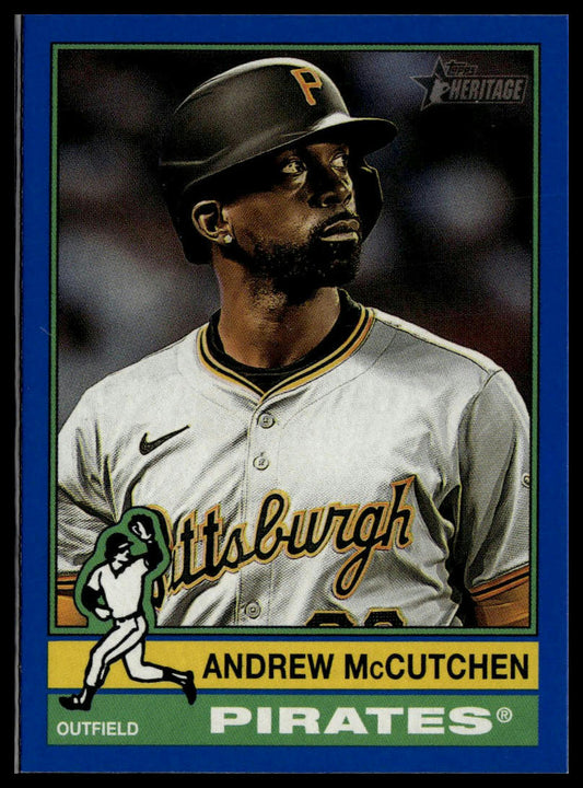 2025 Topps Heritage #314 Andrew McCutchen Dark Blue