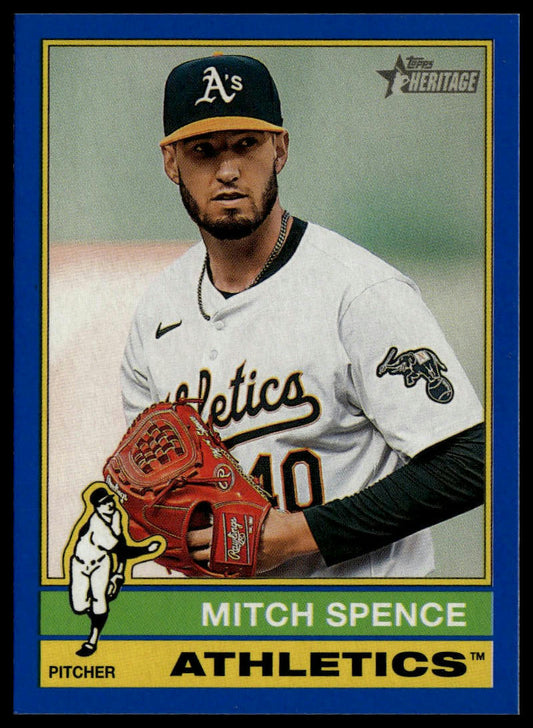 2025 Topps Heritage #373 Mitch Spence Dark Blue