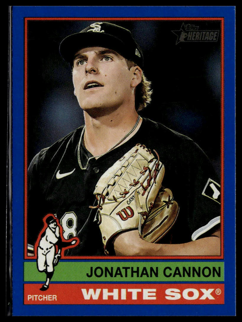 2025 Topps Heritage #323 Jonathan Cannon Dark Blue