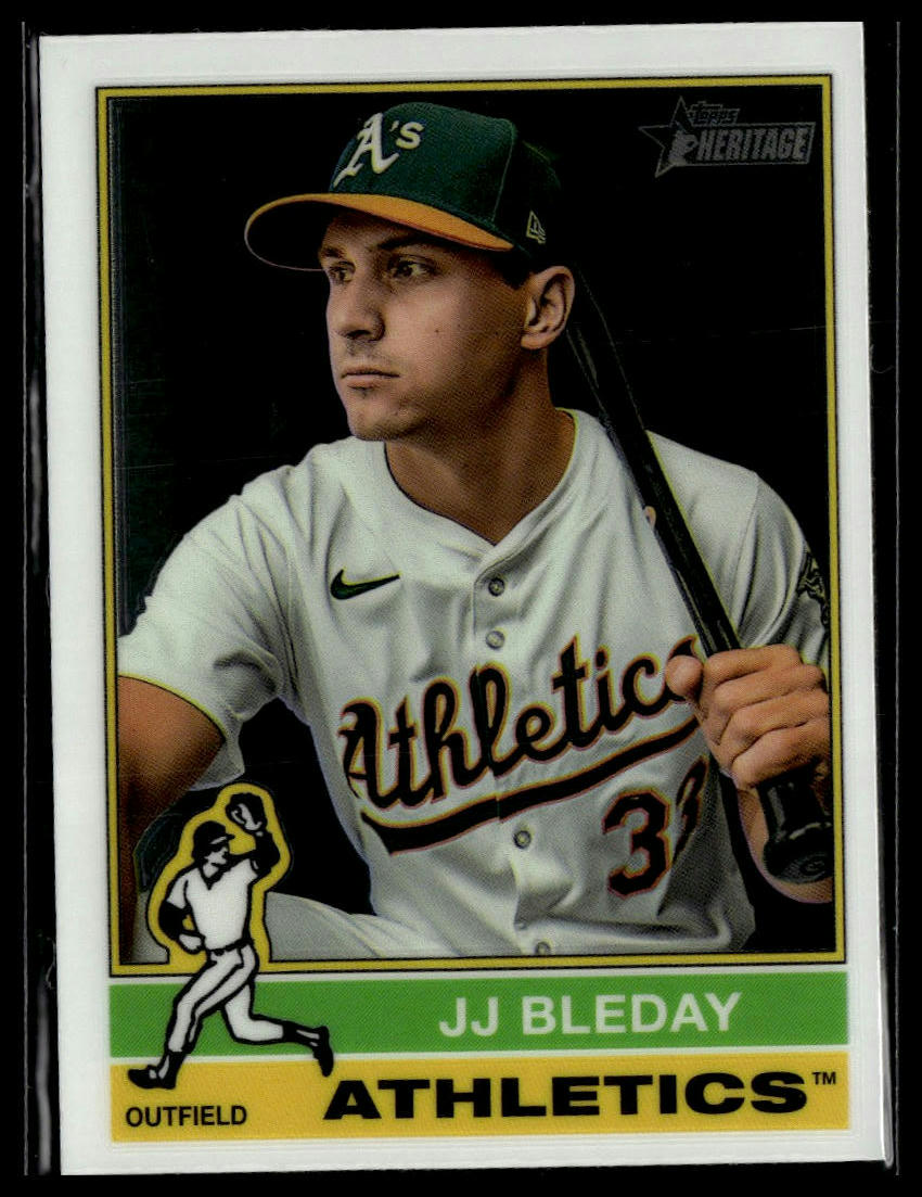 2025 Topps Heritage #421 JJ Bleday Chrome