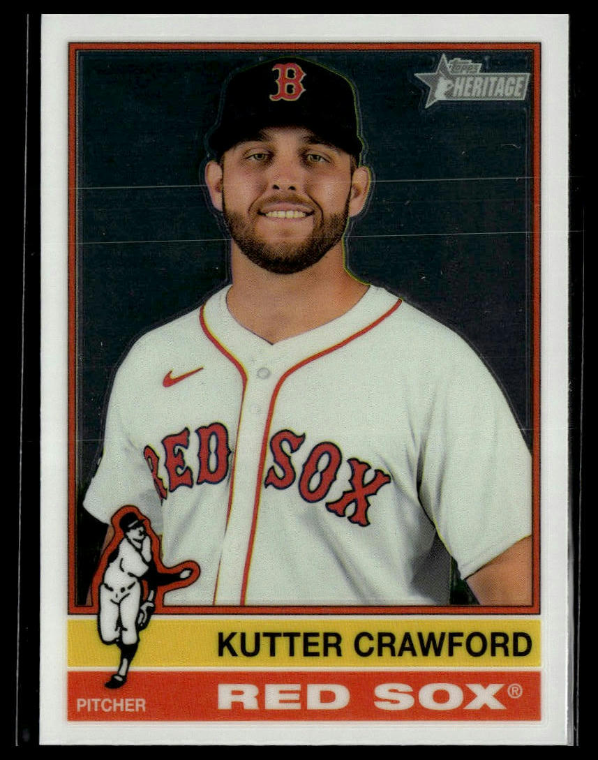 2025 Topps Heritage #419 Kutter Crawford Chrome Refractor
