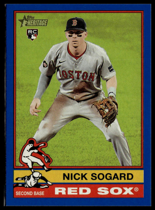 2025 Topps Heritage #133 Nick Sogard Dark Blue
