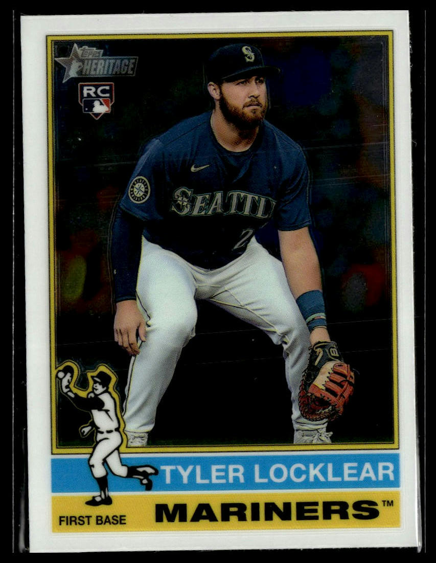 2025 Topps Heritage #447 Tyler Locklear Chrome