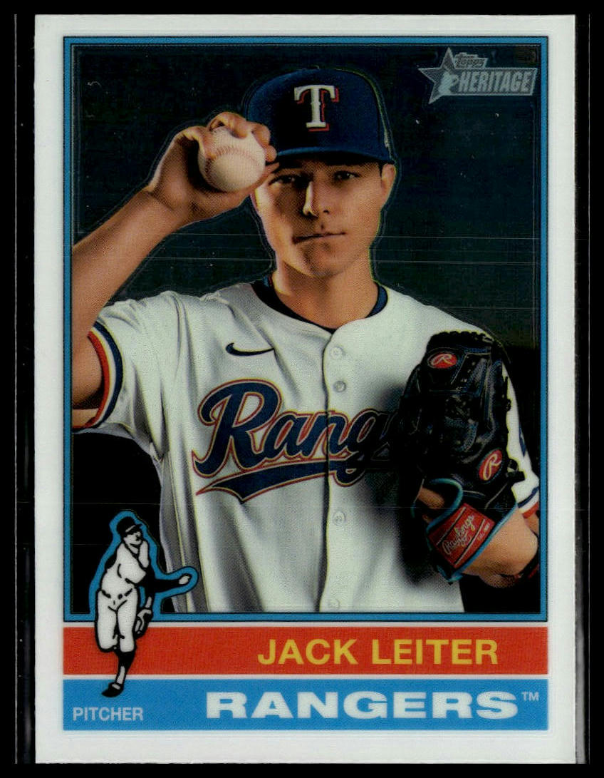 2025 Topps Heritage #463 Jack Leiter Chrome
