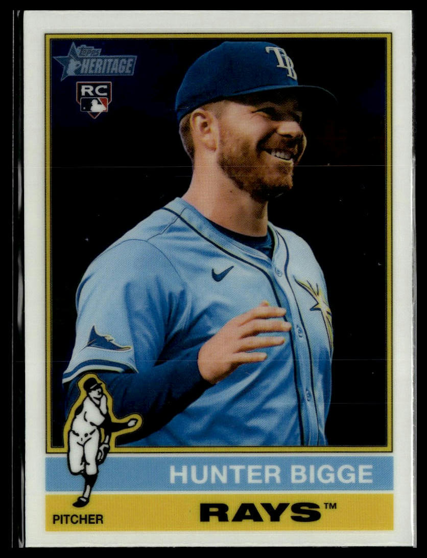 2025 Topps Heritage #256 Hunter Bigge Chrome
