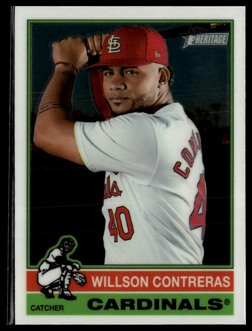 2025 Topps Heritage #218 Willson Contreras Chrome
