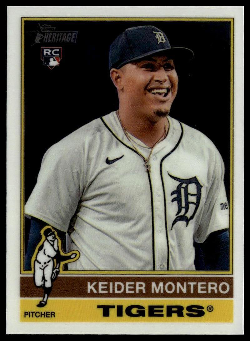 2025 Topps Heritage #41 Keider Montero Chrome Refractor